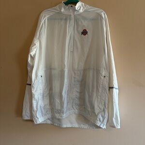 Nike OSU Ohio state White Quarter-Zip Jacket